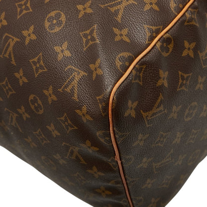 Louis Vuitton Monogram Keepall 55 Boston Bag/Travel Bag M41424 Brown Leather