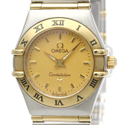 Omega Constellation 18K Gold Steel Quartz