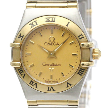 Omega Constellation 18K Gold Steel Quartz