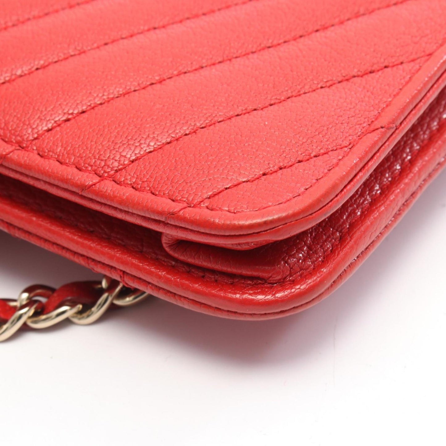 Chanel Chevron V-Stitch Shoulder Bag