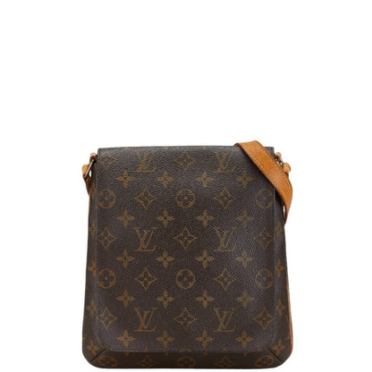 Louis Vuitton Monogram Musette Salsa Short Shoulder Bag M51258 Brown Pvc Leather