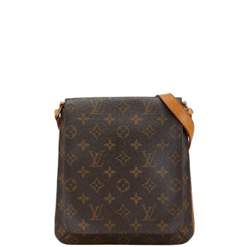 Louis Vuitton Monogram Musette Salsa Short Shoulder Bag M51258 Brown Pvc Leather