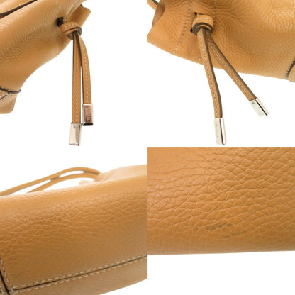 Tod'S Leather Yellow Beige Handbag 0438Tod'S