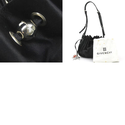 Givenchy Shoulder Bag In Black Satin