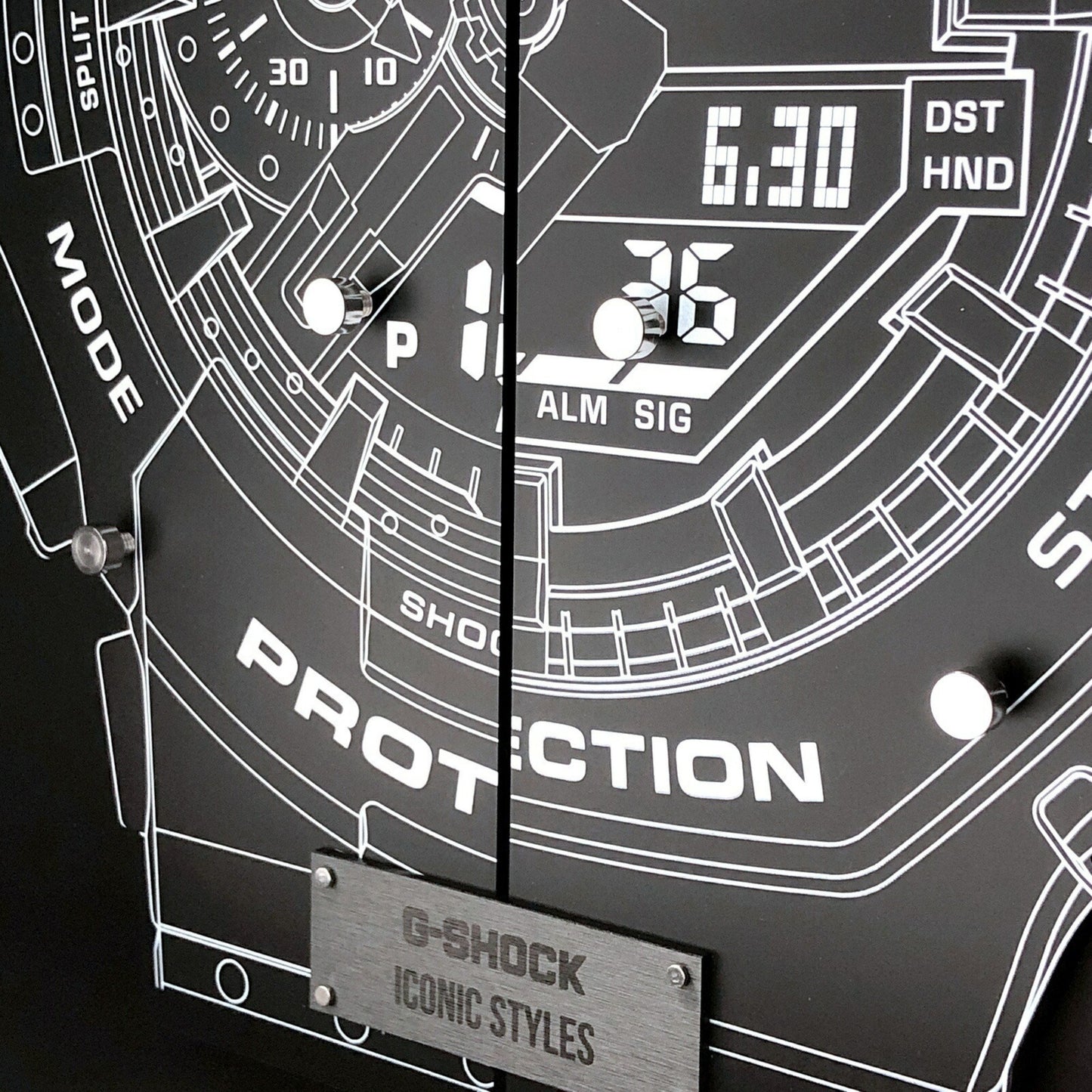 G-Shock Casio Iconic Styles Campaign B Prize Watch Gallery Stand (Not For Sale) Limited To 10