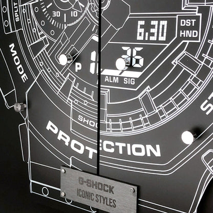 G-Shock Casio Iconic Styles Campaign B Prize Watch Gallery Stand (Not For Sale) Limited To 10