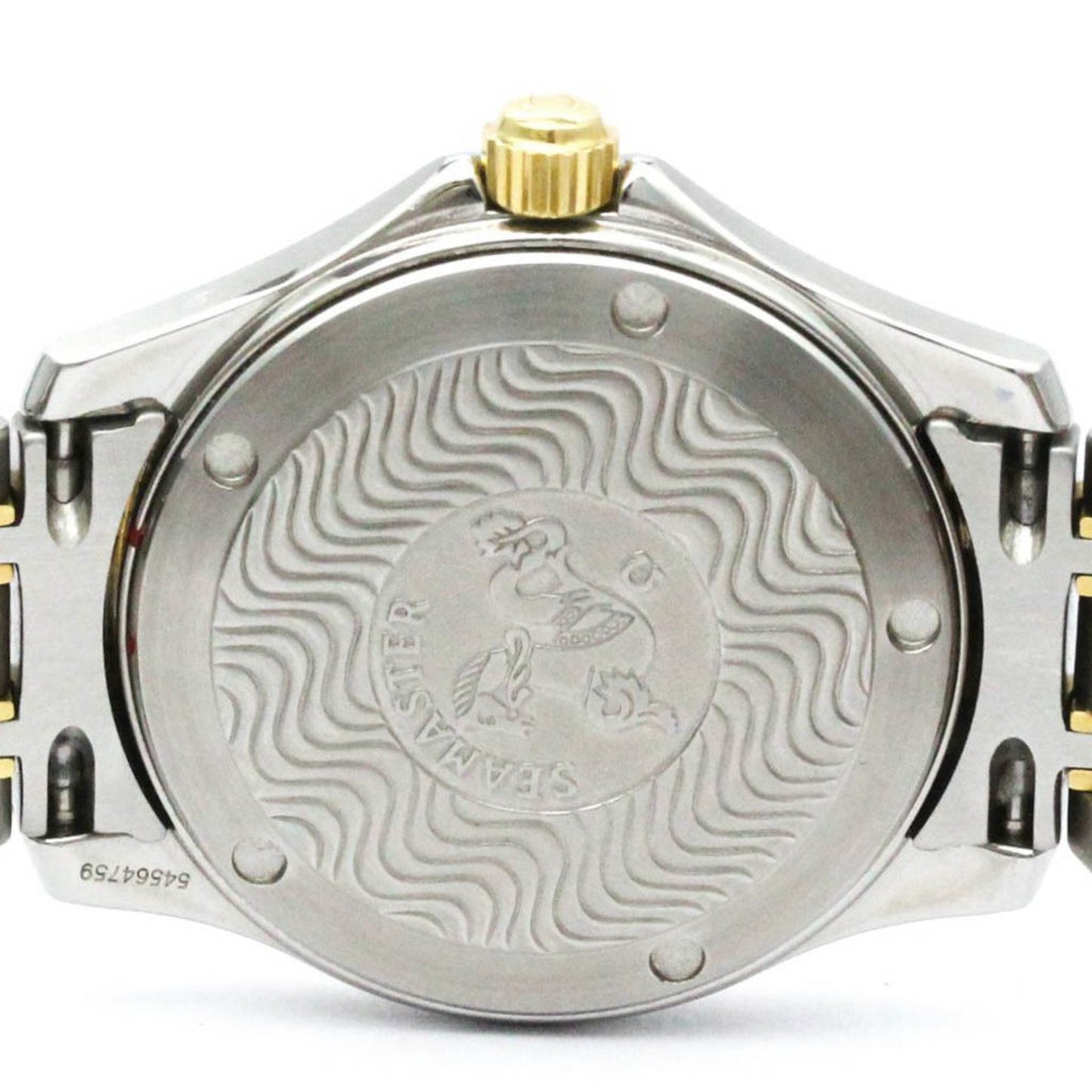 Polished Omega Seamaster 120M Chronometer 18K Gold Steel
