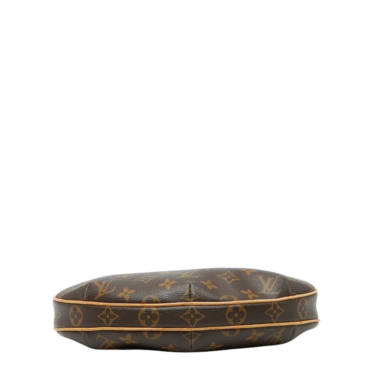 Louis Vuitton Monogram Pochette Croissant Pm Shoulder Bag M51510 Brown Leather