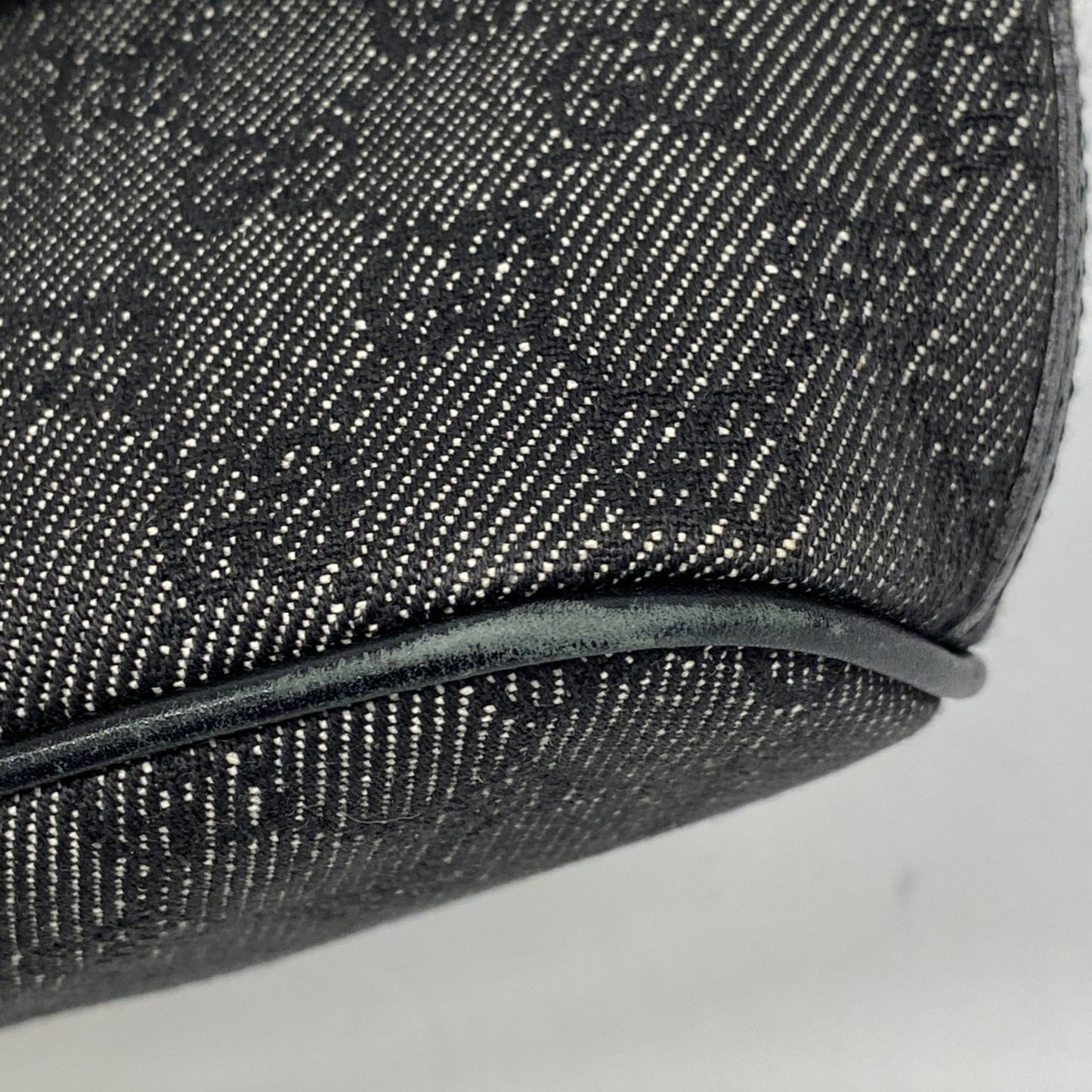 Gucci Pouch 07198 Denim Gray Black