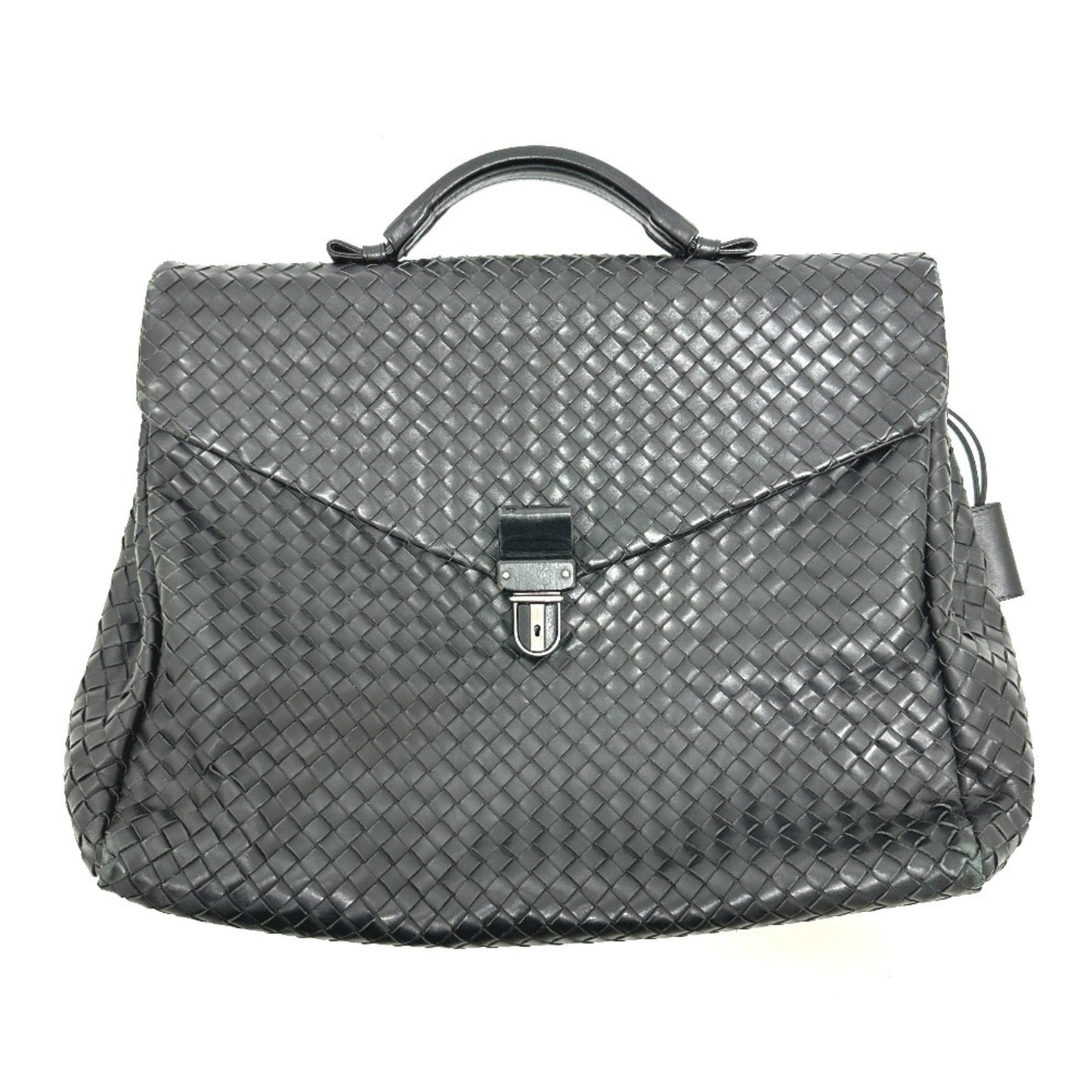 Bottega Veneta 122139 Intrecciato Leather Briefcase/Business Bag