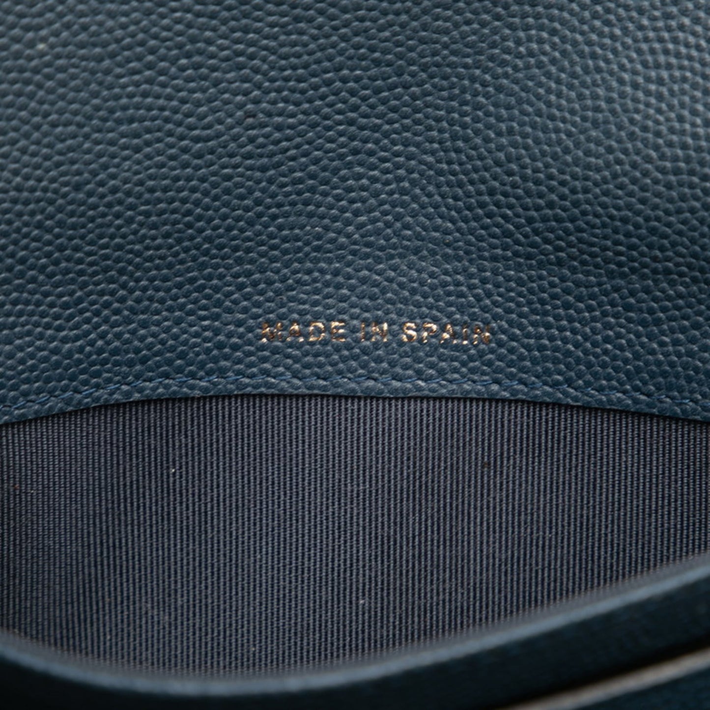 Chanel Matelasse Coco Mark Long Wallet Blue Caviar Leather