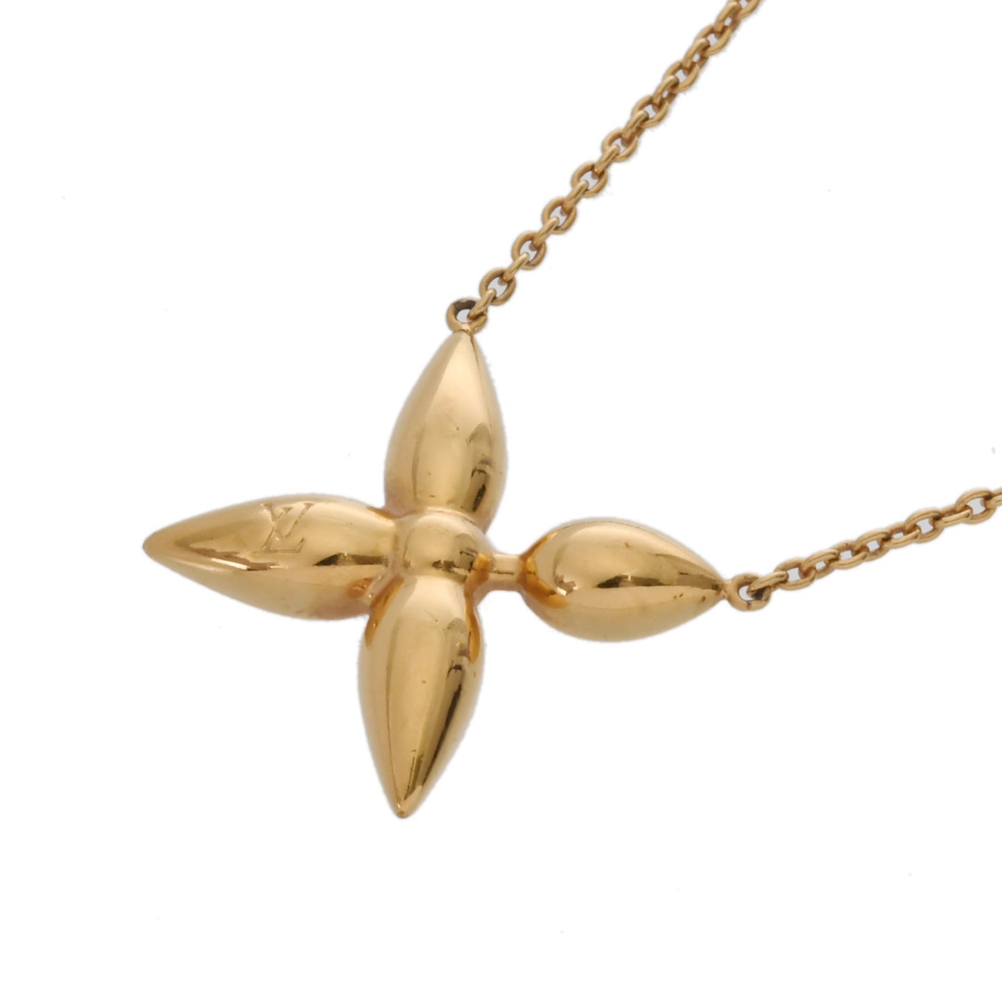 Louis Vuitton Louis Vuitton Collier Louisette Gold M00365 Women'S Gp Necklace