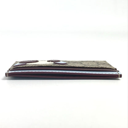 Gucci 818769 Gg Supreme Logo Panda Business Card Case/Pass Case