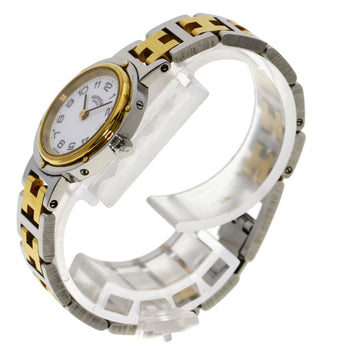 Hermes Clipper Watch Stainless Steel Ssxgp