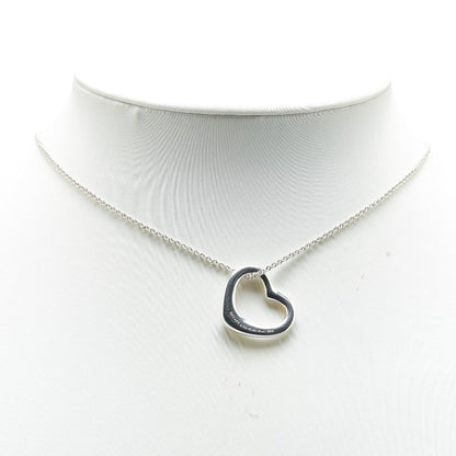 Tiffany Heart Necklace Sv925 Silver