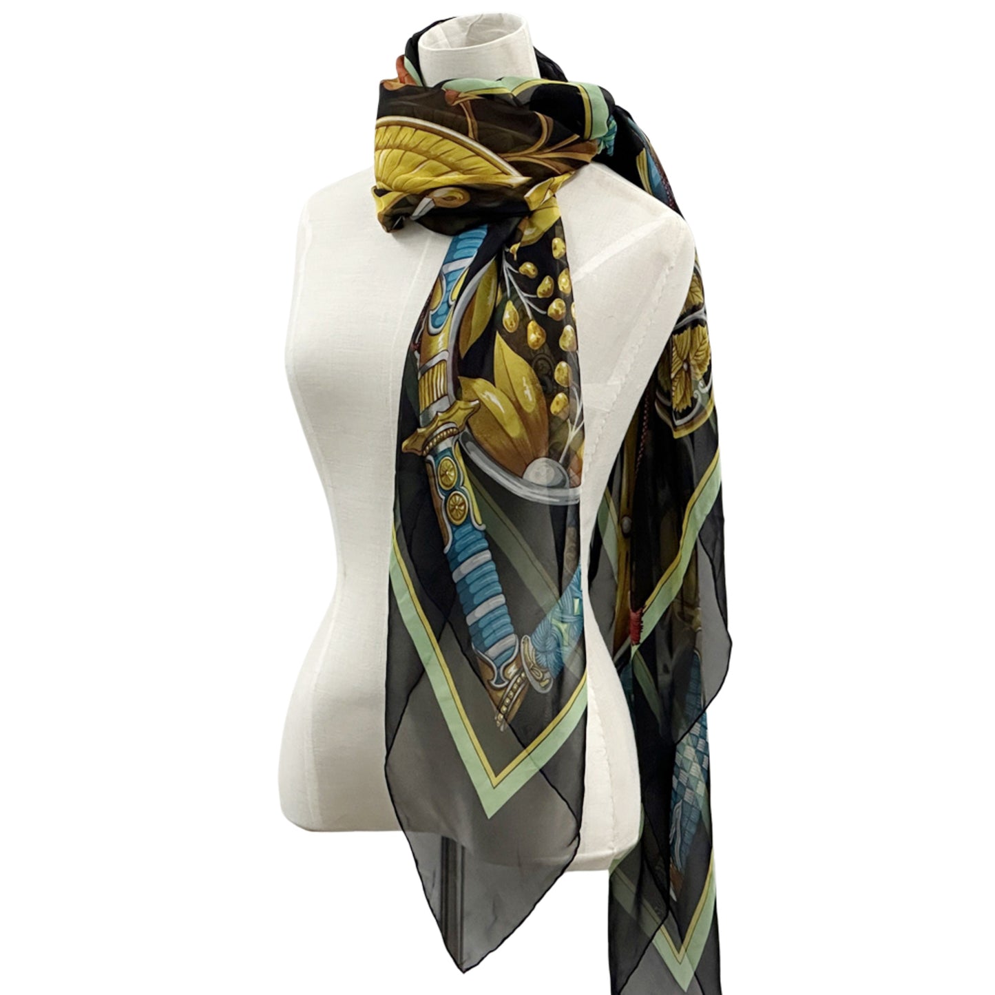 Herms Hermes Carr 140 Scarf