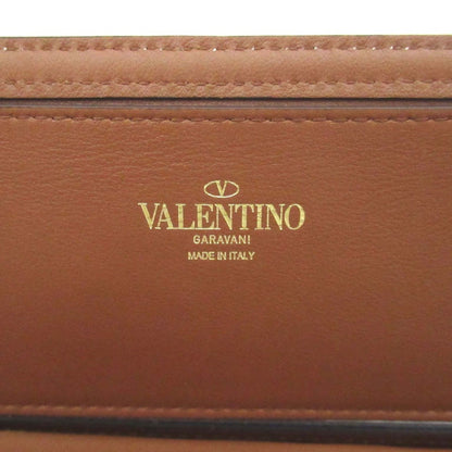 Valentino Garavani Valentino Garavani 2Way Logo Clear Chain Shoulder Bag Handbag Brown