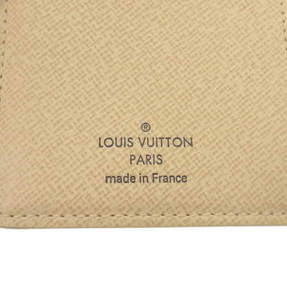 Louis Vuitton Portefeuille Viennois Damier Azur N61676 White Bi-Fold Wallet