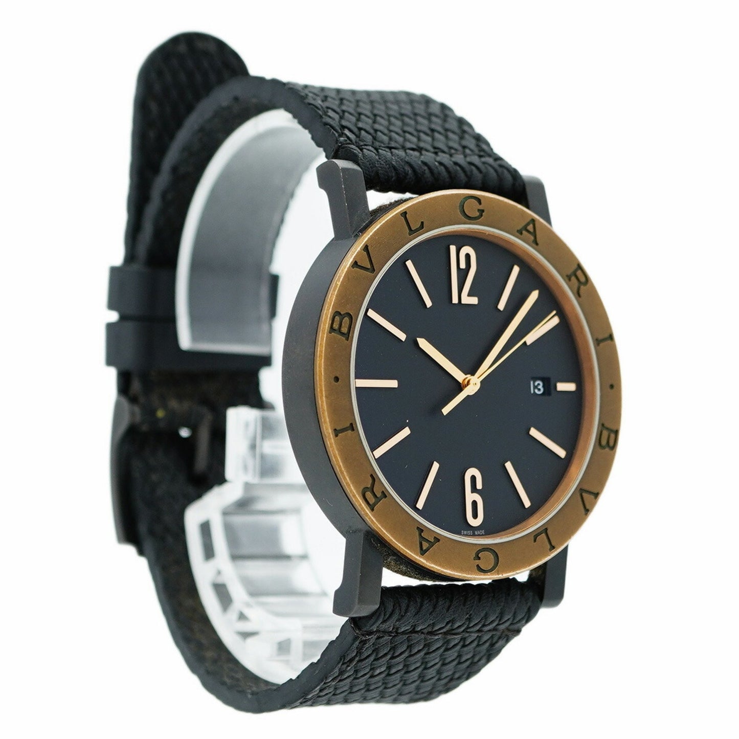 Bvlgari Solotempo 102931 Bb41Sb Black Dial