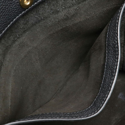Celine Small Fold Cabas Tote Bag Shoulder Leather Black 194073