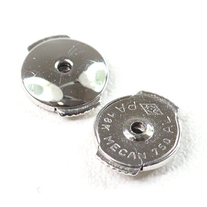 Louis Vuitton Monogram Idylle Earrings White Gold Diamond 750Wg Q96167 Set Of 2