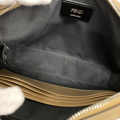 Fendi Zucca Leather Shoulder Bag