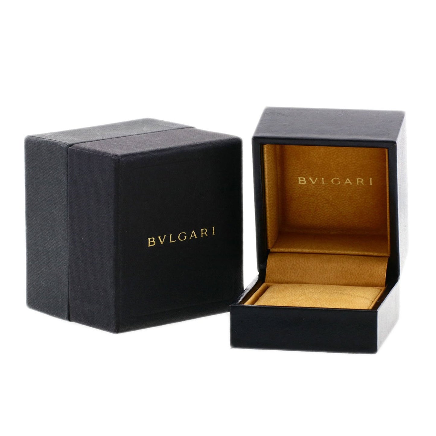 Bvlgari B-Zero1 Full Eternity Single-Band Diamond #52 Ring In 18K Pink Gold