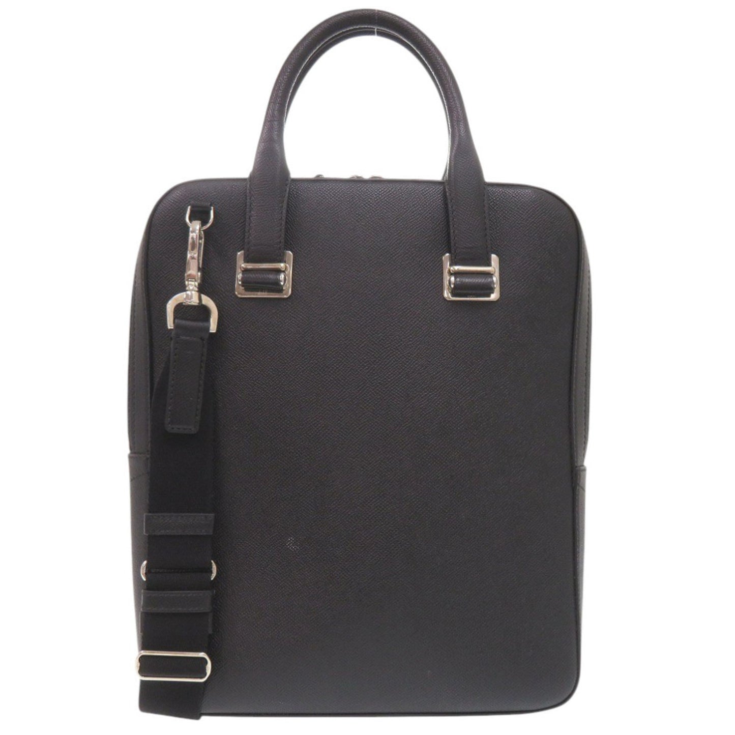 Dunhill 2-Way Leather Black Shoulder Bag/Business Bag