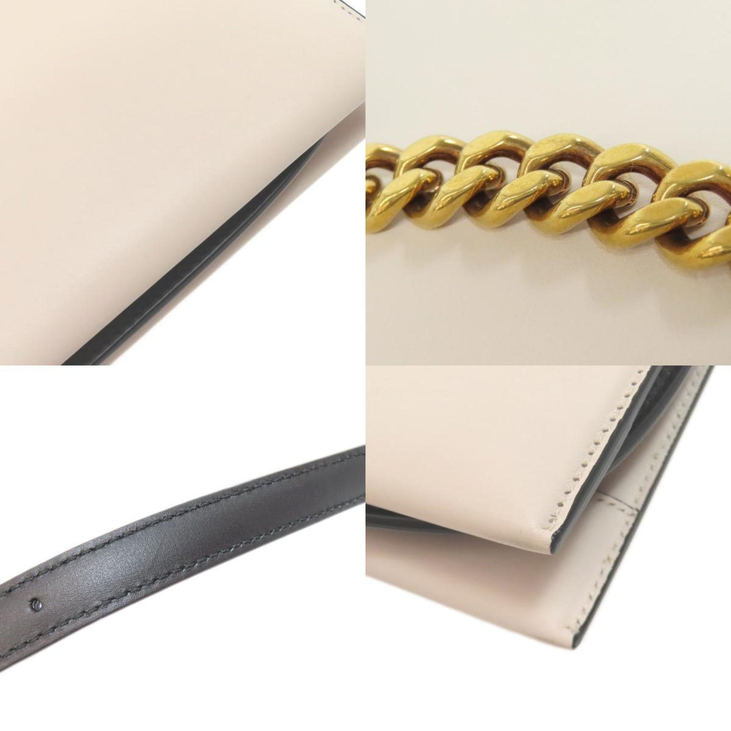 Salvatore Ferragamo Gancini Hardware Shoulder Bag Leather