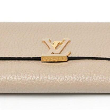 Louis Vuitton Louis Vuitton Portefeuille Capucines Compact M62159 Taurillon Leather Galle S-158671