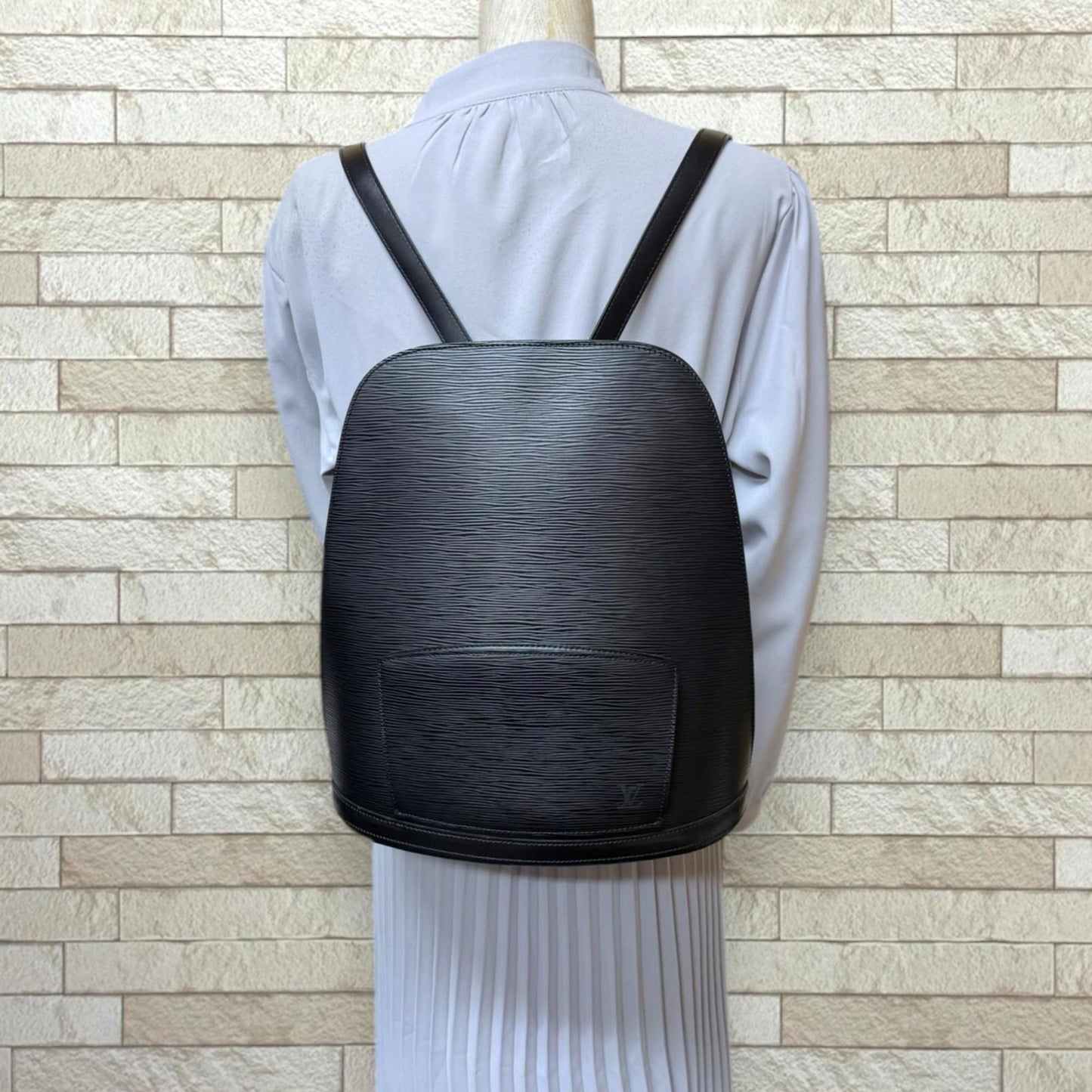 Leather Louis Vuitton Backpack Epi