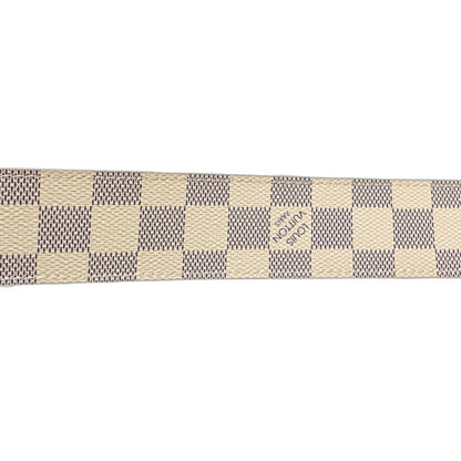 Louis Vuitton Damier Azur Belt M9609U With Lv Initials