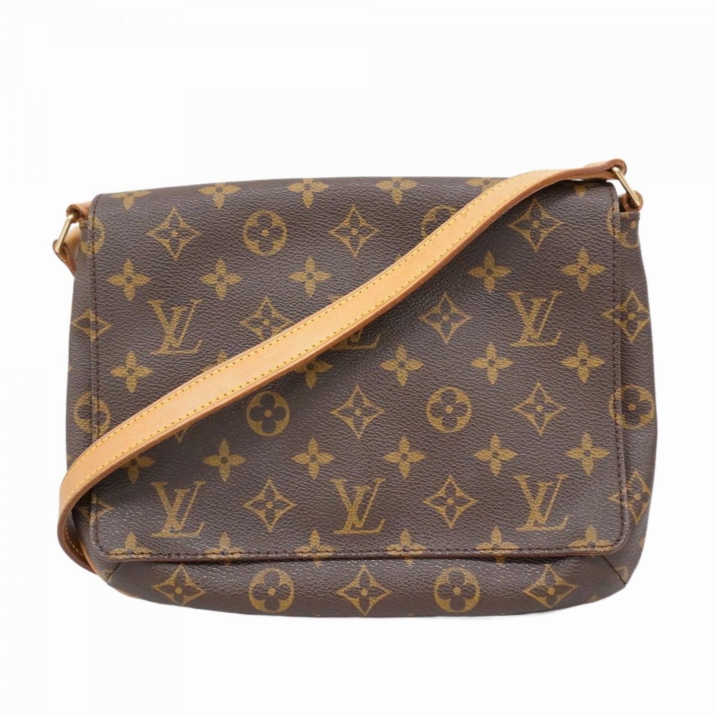 Louis Vuitton Monogram Musette Tango Short Strap Shoulder Bag M51257 Brown