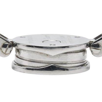 Bvlgari B.Zero1 12P Diamond Blue Shell Dial Bangle Watch Bz22S Quartz Stainless Steel