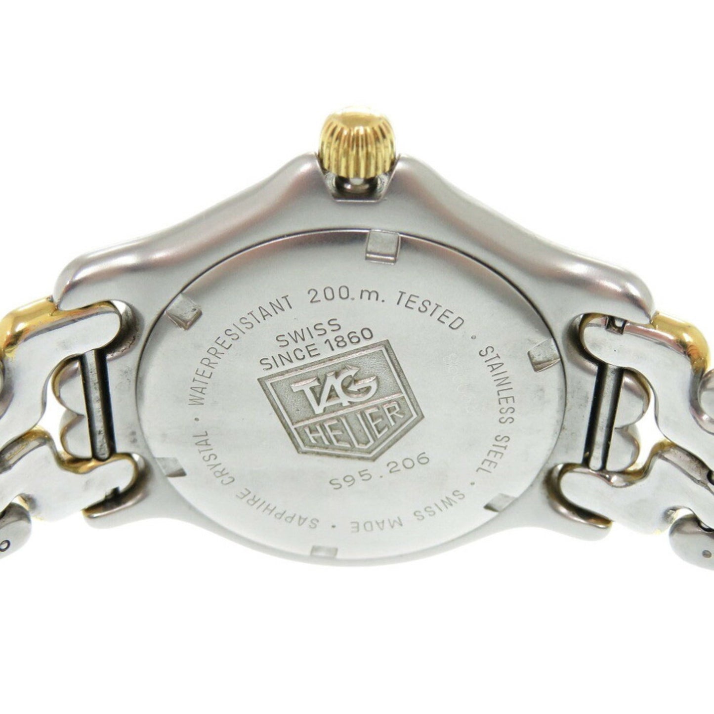 Tag Heuer Sel Professional S95.206 Stainless Steel Grey Quartz Watch 0179Tag Heuer