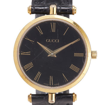 Gucci Women'S Quartz Watch With Black Dial