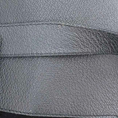 Gucci Backpack F-23291 Black Bamboo 003 2058 0016 Suede Leather Gucci Rucksack Flap
