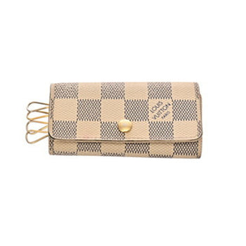 Louis Vuitton Damier Azur Canvas 4-Key Case