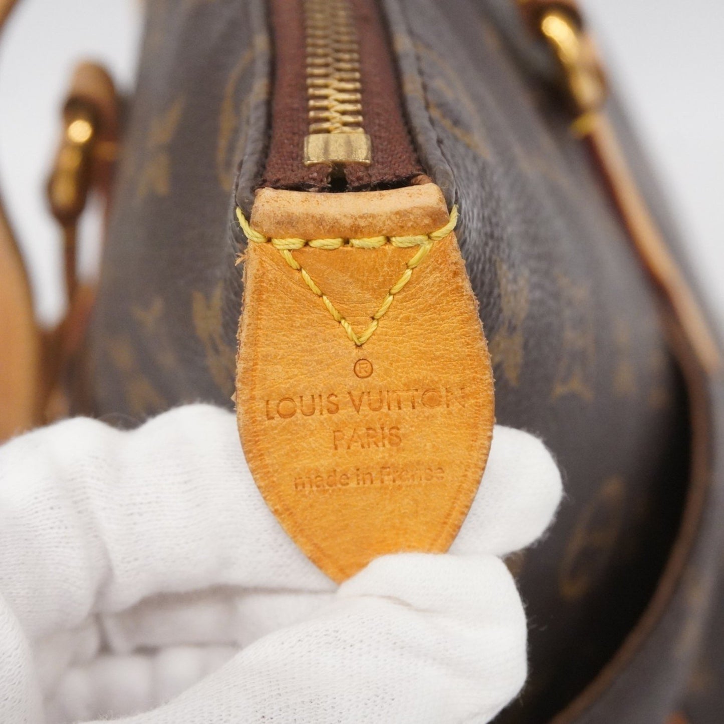 Louis Vuitton Monogram Totally Mm Tote Bag M56689 Brown