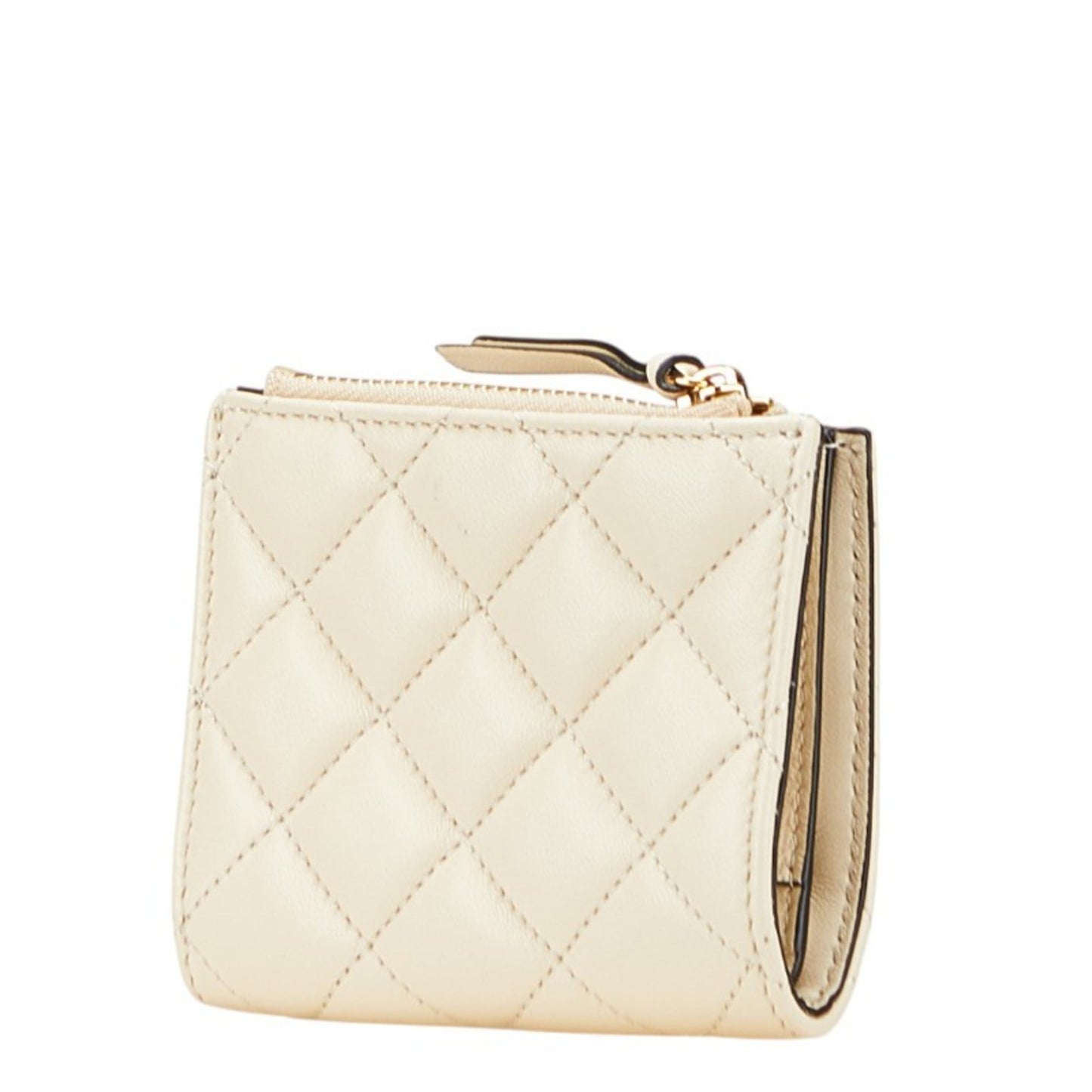 Versace Medusa Bifold Wallet Ivory White Leather