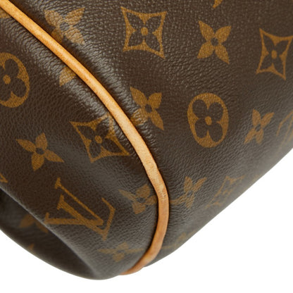 Louis Vuitton Monogram Montorgueil Pm Handbag M95565 Brown Leather