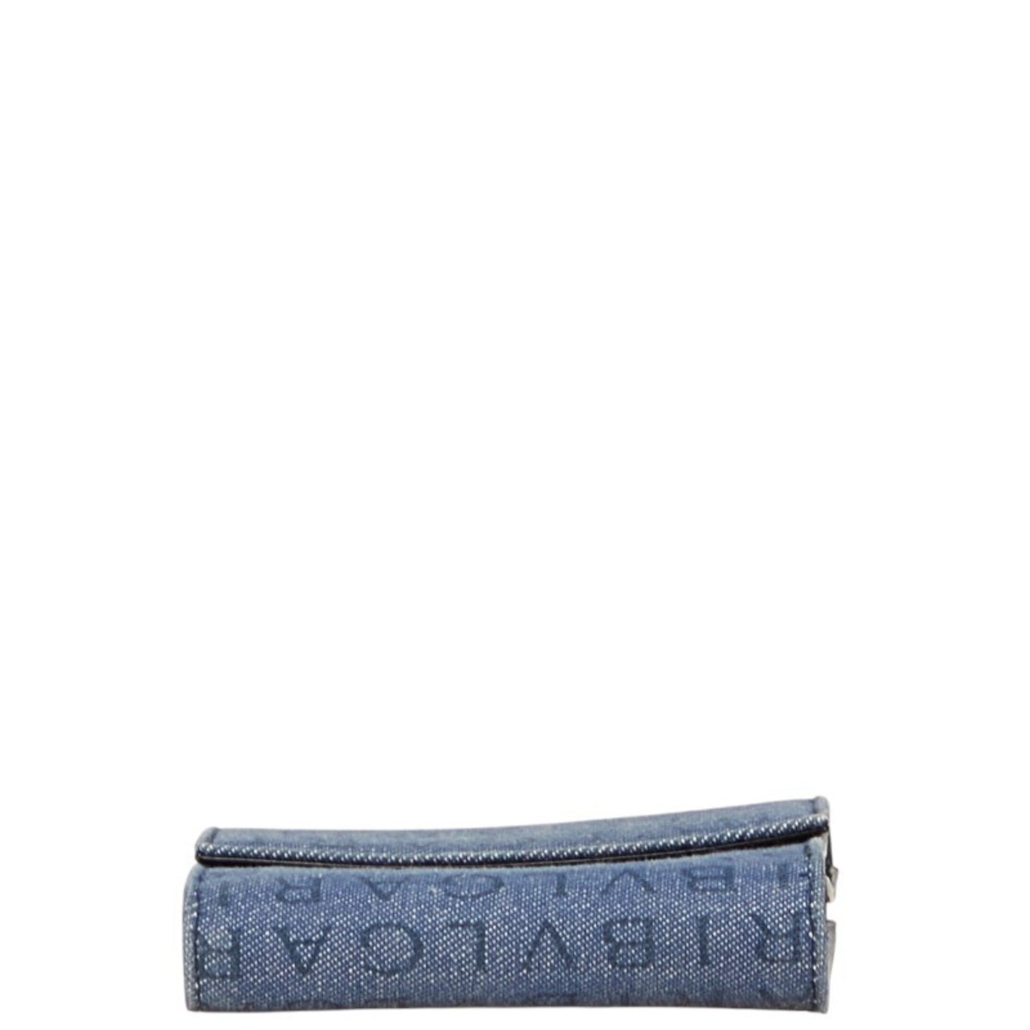 Bvlgari Logomania Bifold Wallet In Blue