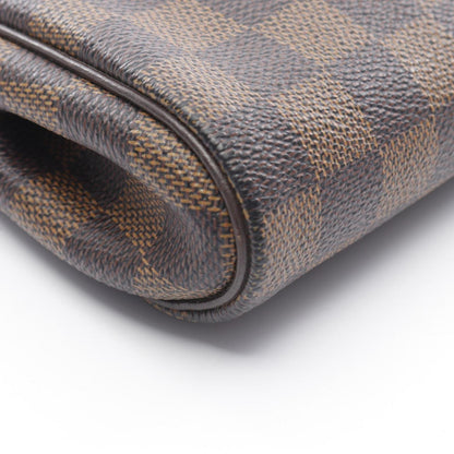 Louis Vuitton Eva Handbag Coated Canvas Leather Damier