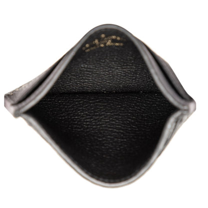 Louis Vuitton Two-Tone Monogram Empreinte Porte Carte Sample Business Card Case M81022 Black Beige