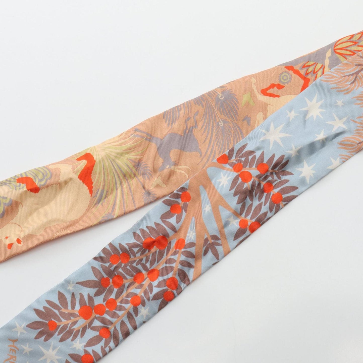 Hermes Herms Le Charme D'Orphee Twilly Silk Scarf