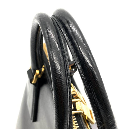 Prada Promenade Shoulder Bag Black Triangle Plate