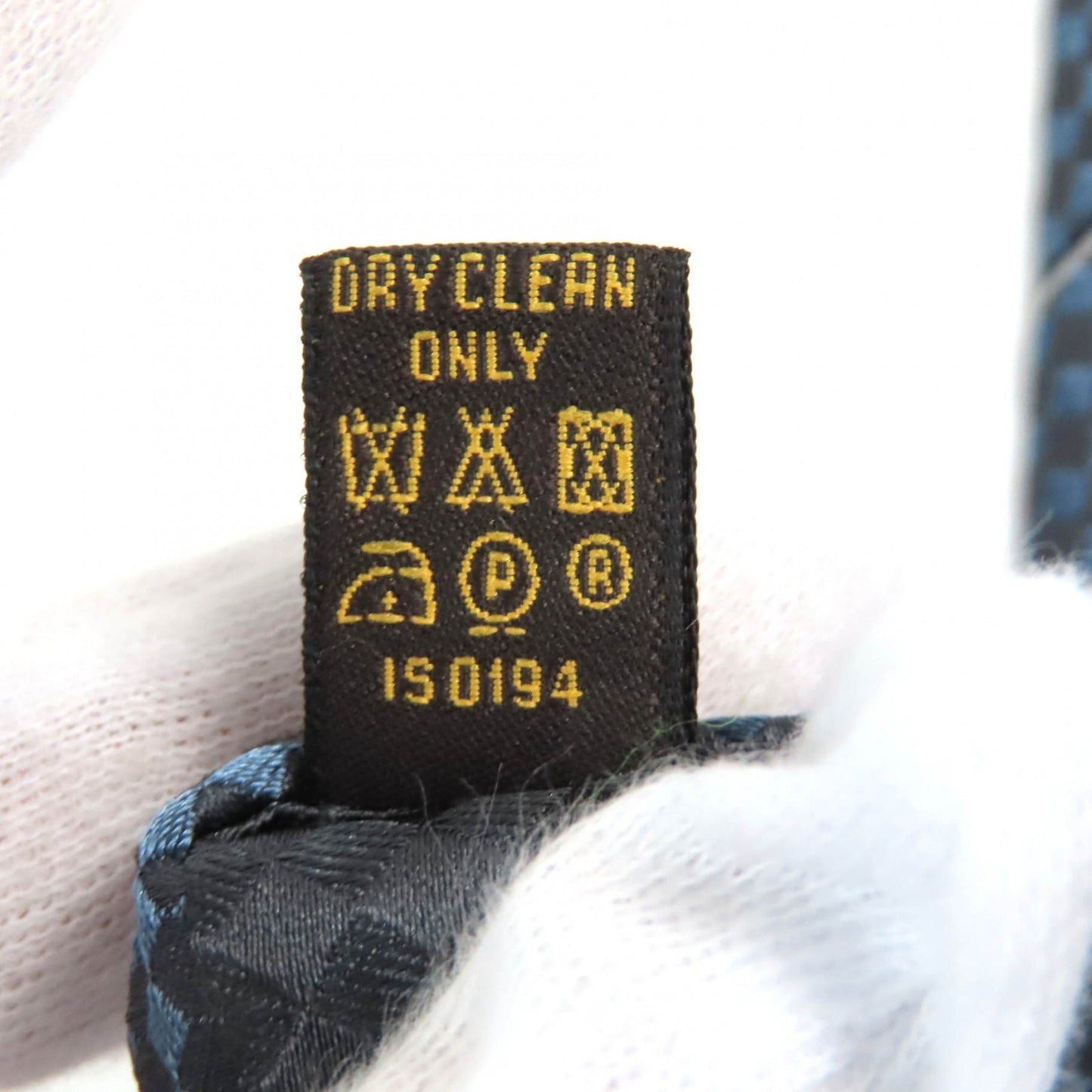 Louis Vuitton Cravate Ex M67978 100% Silk Checkered Tie