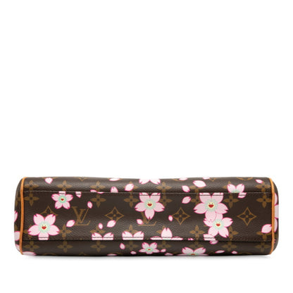 Louis Vuitton Monogram Cherry Blossom Sac Retro Pm Handbag M92012 Brown Multicolor Leather