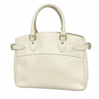 Louis Vuitton Epi Passy Pm Handbag M5926J White