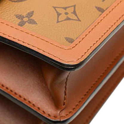 Louis Vuitton Monogram Reverse Dauphine Mm Shoulder Bag/Handbag 2-Way M45958 Brown Leather